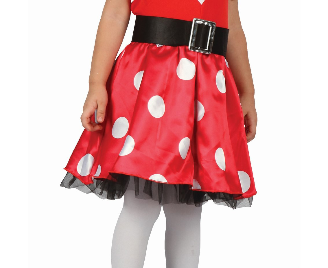 Role-play set for kids Red Mouse (dress, hairband, belt), size 92/104 cm